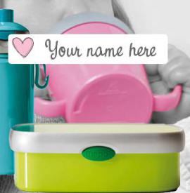 Labels With Baby's Name