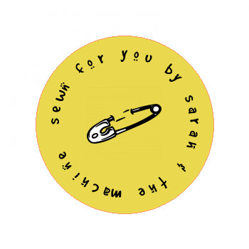 Sticker Met Tekst Logo
