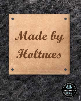 24 Leren labels | Leren labels met logo | Gepersonaliseerde leren labels