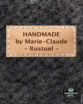 Leren Label Zelf Maken