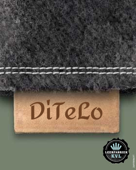 24 Leren labels | Leren labels met logo | Gepersonaliseerde leren labels